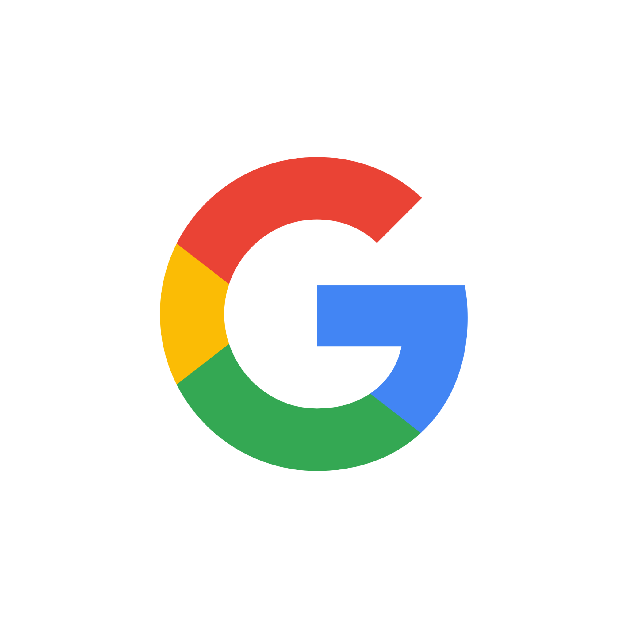 The colorful Google logo with its distinct G shape.