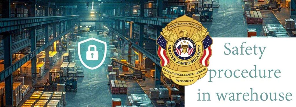 Safety procedure in warehouse